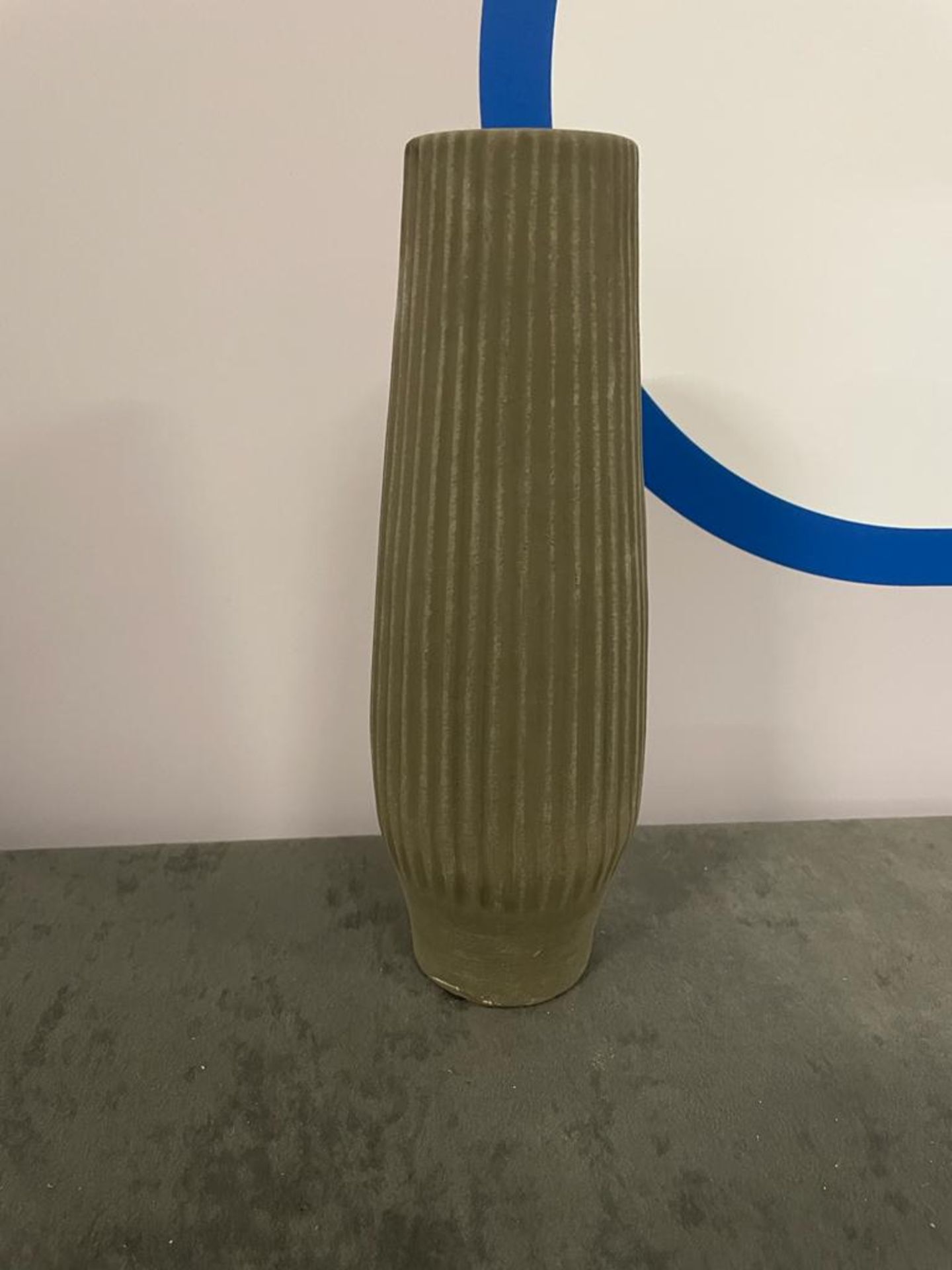 Lene Bjerre Handmade Ceramic Grey Vase 29cm High ( CP1288)