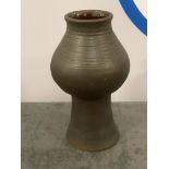 A Contemporary Footed Handmade Vase 25cm ( CP1313)