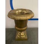 Urn Planter Centrepiece In Antique Brass Colour 29cm High ( CP1320)