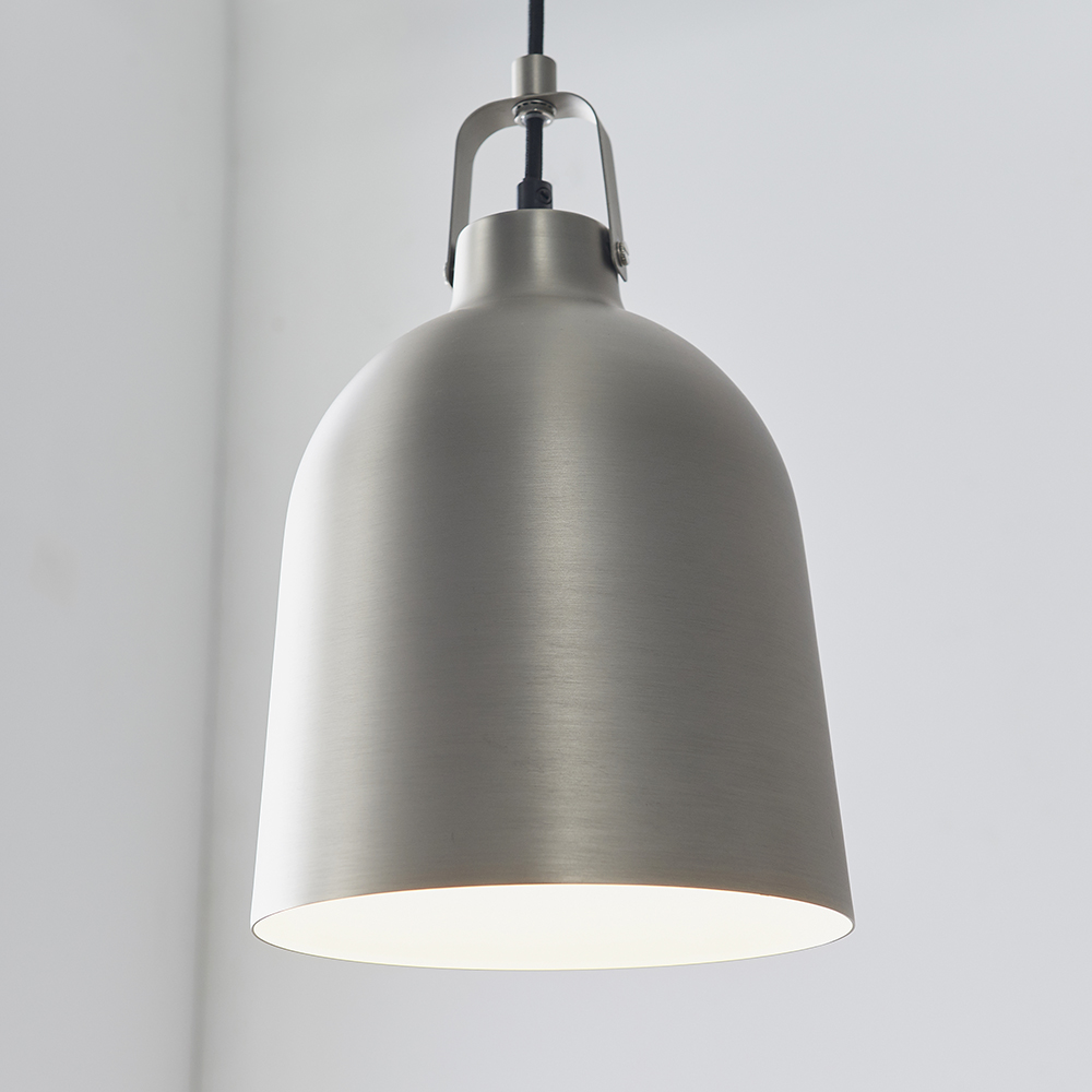 Endon Lighting Lazenby Matt Nickel Pendant Light SKU : 61308The Lazenby is a simple ceiling - Image 2 of 3