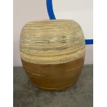 Pomax Home Collection Wooden Vase 25cm High ( CP1297)