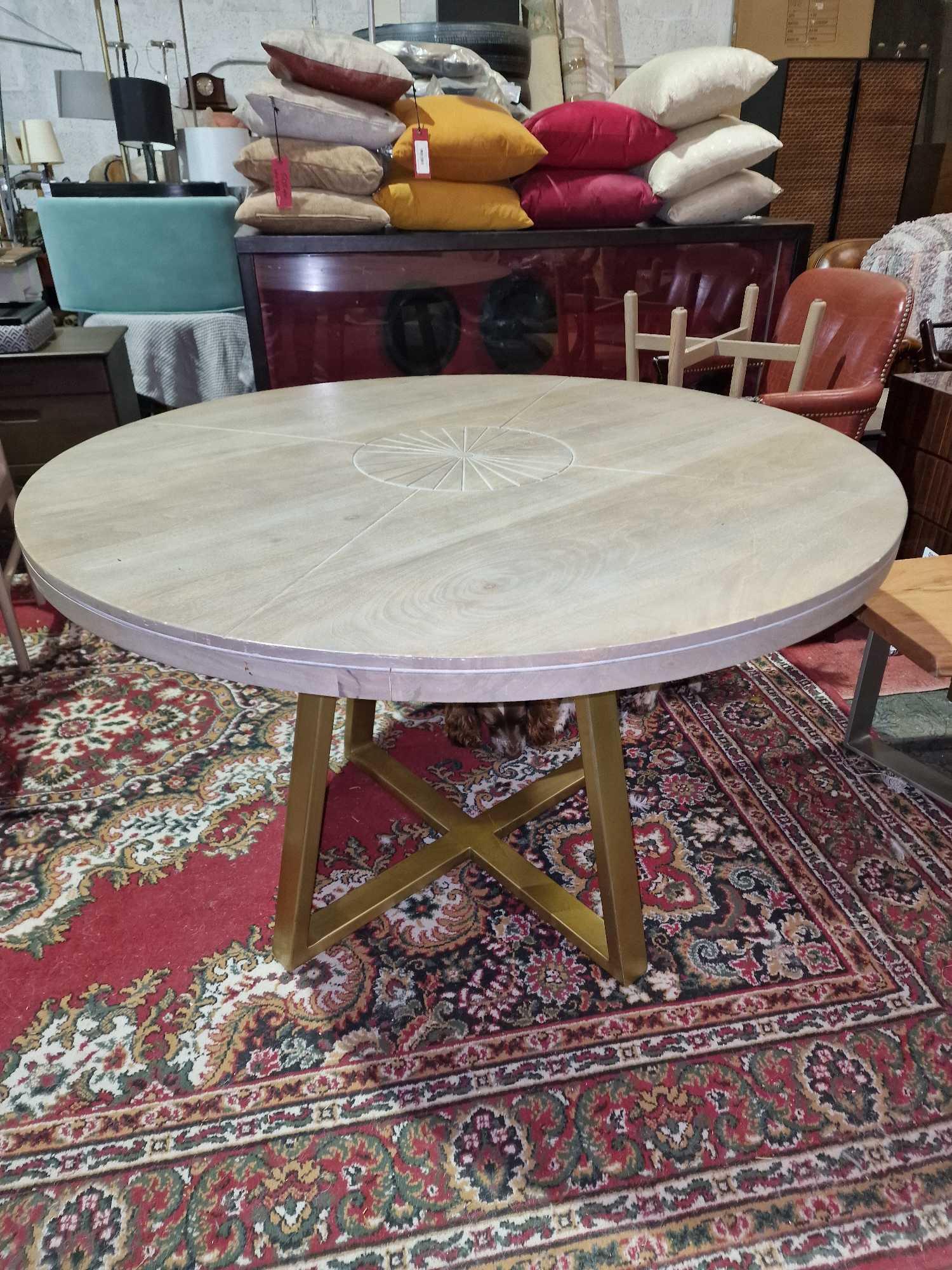 Smithson Round Dining Table Living By Christiane Lemieux The Round Dining Table Is A Scene - Image 2 of 7