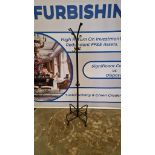 Figural Black Metal Coat Stand 194cm High Provide Storage For All Sorts Of Clothing And Accessories,