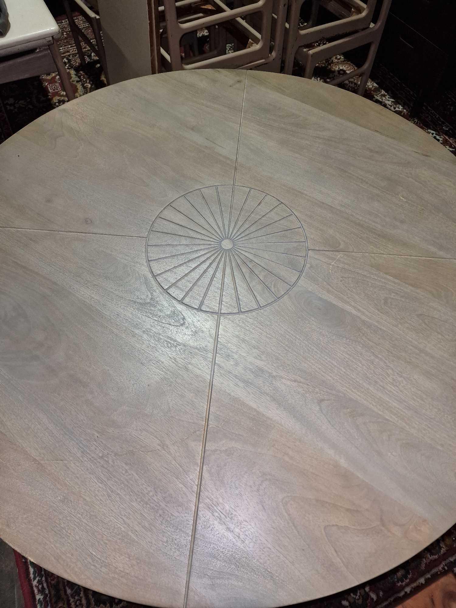 Smithson Round Dining Table Living By Christiane Lemieux The Round Dining Table Is A Scene - Image 4 of 7