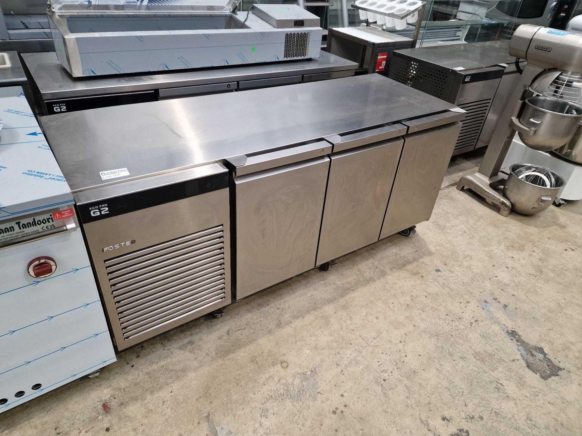 Fosters Eco Pro G2 EP130 SNE5338345 3 door bench chiller with biscuit lid Tech Sec: Model G2 - Image 2 of 2