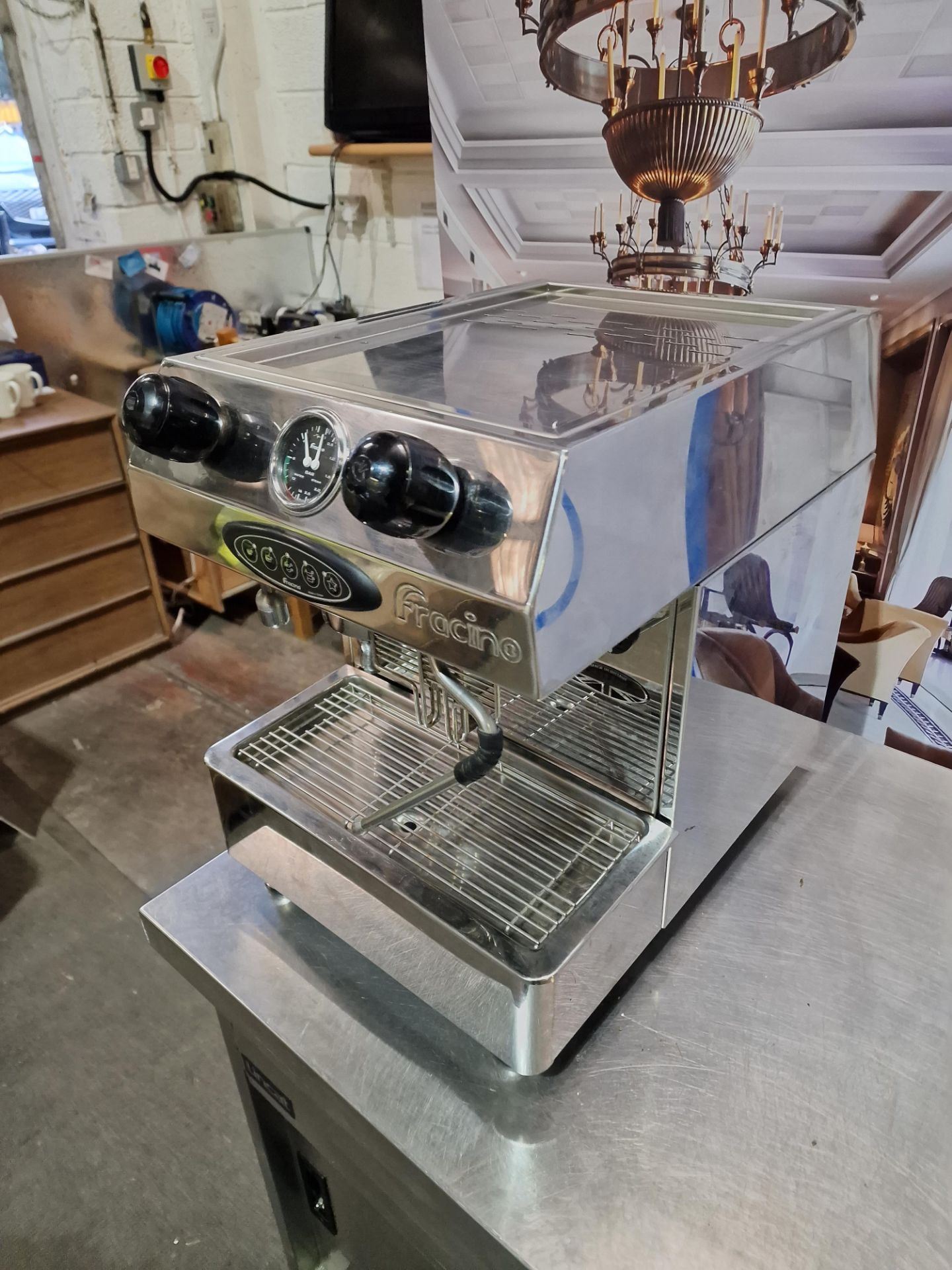 Fracino Contempo Semi Automatic â€“ 1 Group (CON1) Espresso Coffee Machine Automatic water level - Image 4 of 4