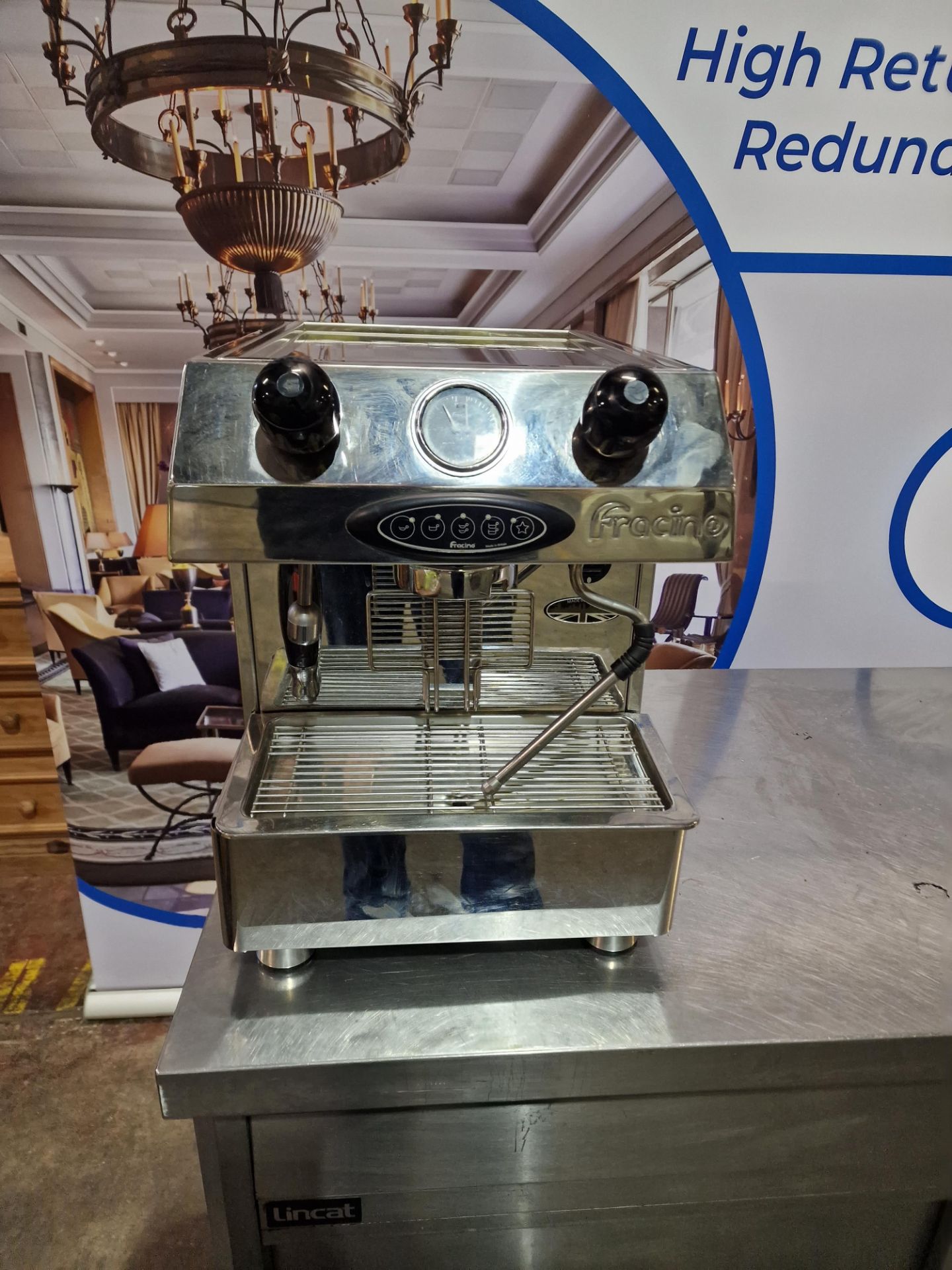 Fracino Contempo Semi Automatic â€“ 1 Group (CON1) Espresso Coffee Machine Automatic water level - Image 2 of 4