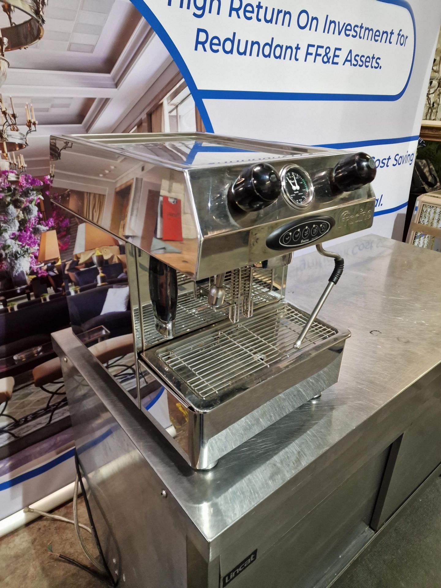 Fracino Contempo Semi Automatic â€“ 1 Group (CON1) Espresso Coffee Machine Automatic water level - Image 3 of 4