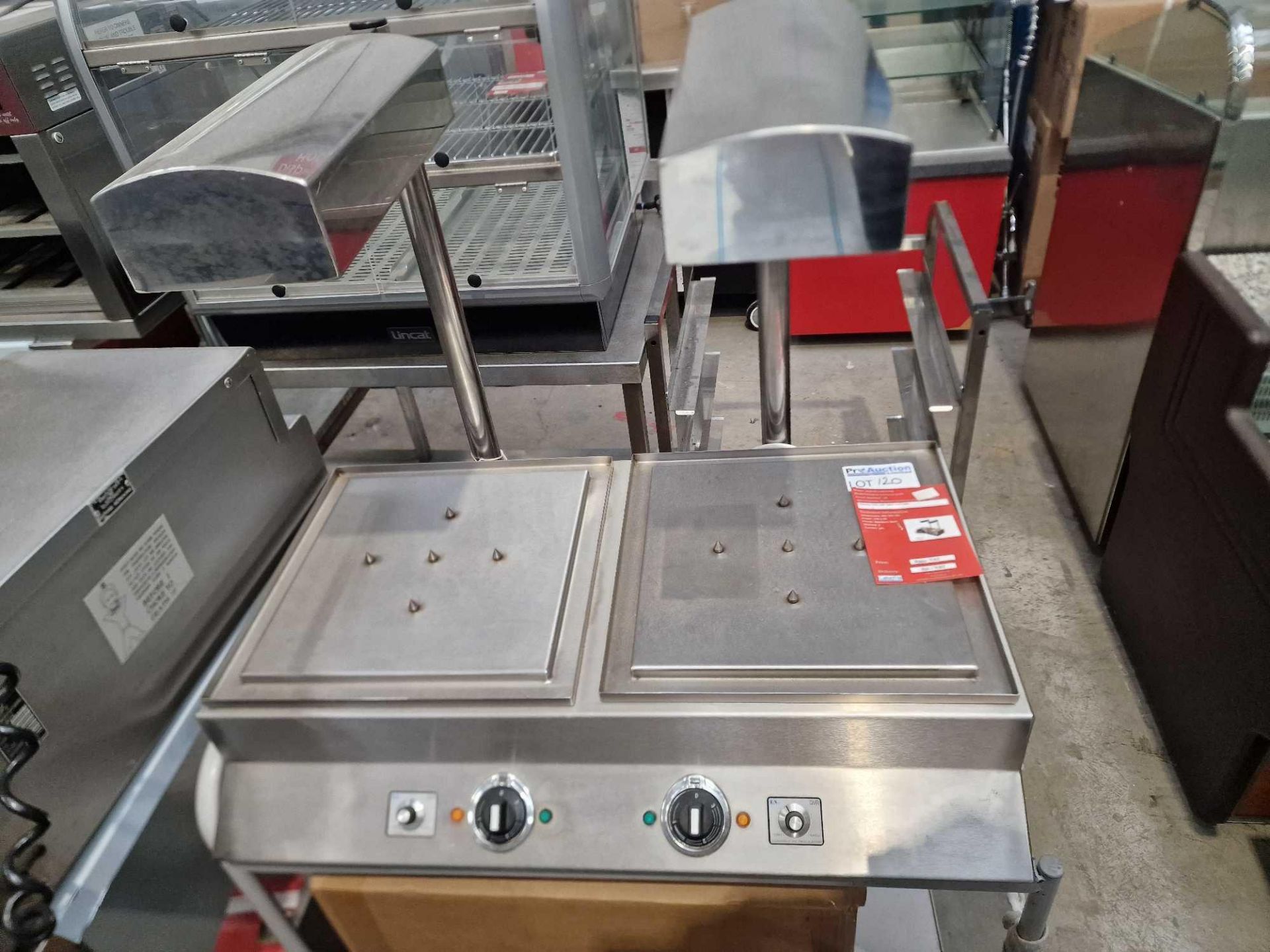 Aspull Catering Heated Carvery Unit with Lights - Our stainless steel free standing single or double