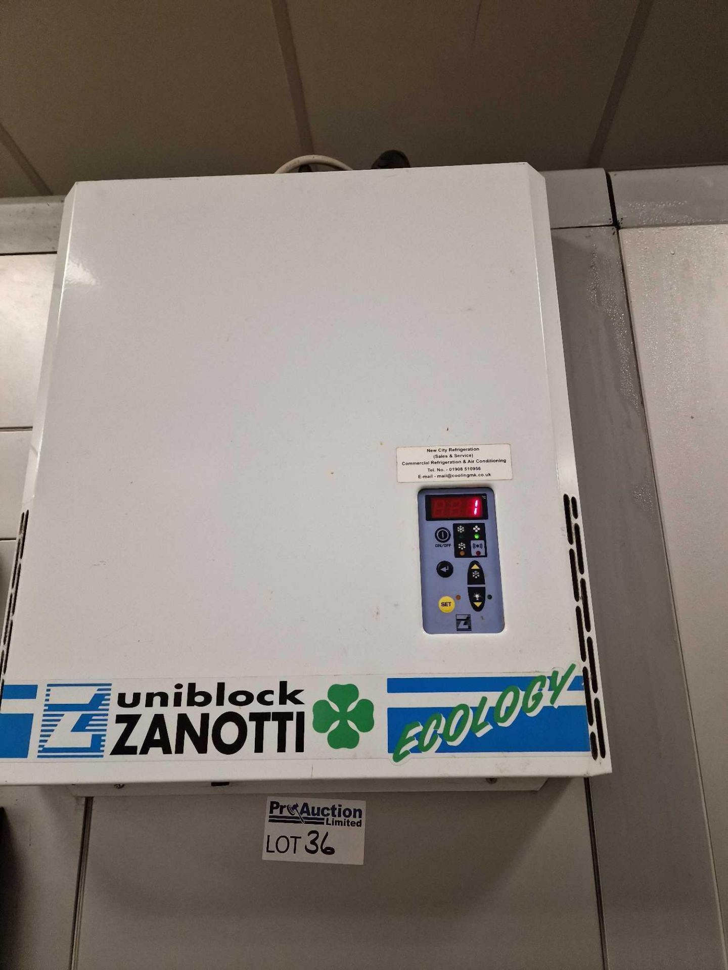 Modular walk in cold room cabinet complete with Zanotti Refrigeration Uniblock Ecology Matrix - Bild 2 aus 7