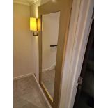 Large full height painted gold frame mirror 90 x 180cm (Room 3A)