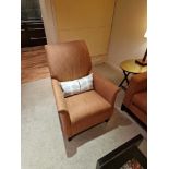 Bernhardt Hospitality upholstered lounge chair Carmine on solid hardwood spring frame 76 x 52 x