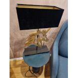 A cheval table lamp with shade 54cm