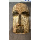 Hand Carved Wood Mask Tribal Mask 30cm Height (CP1351)