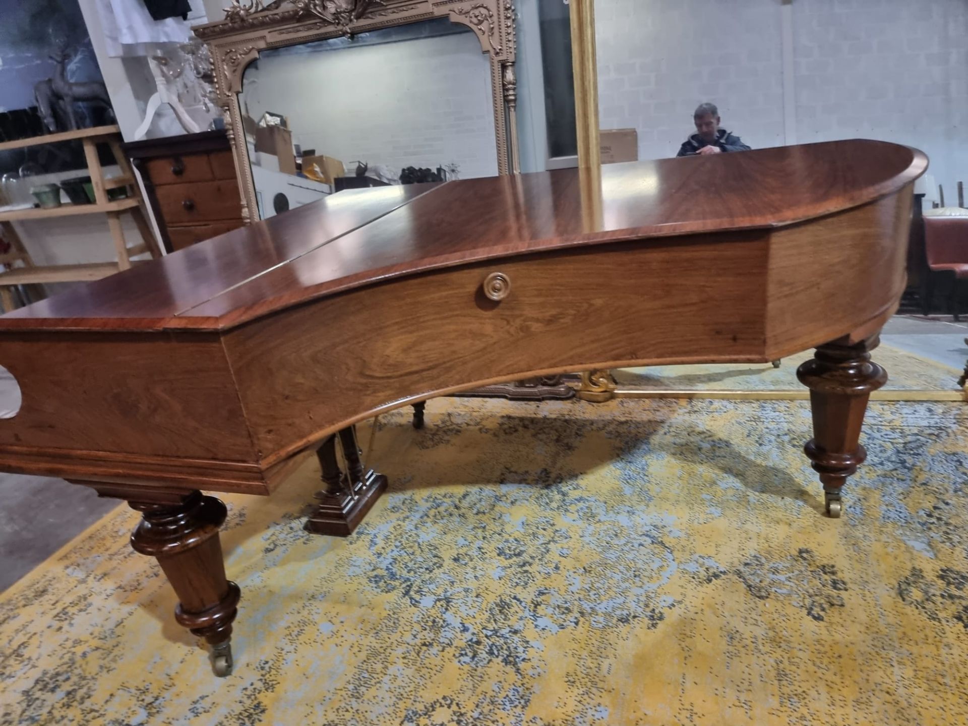 C Bechstein Berlin model V rosewood case 6ft 7 grand piano manufactured in 1895  (Serial 37578) - Image 12 of 21