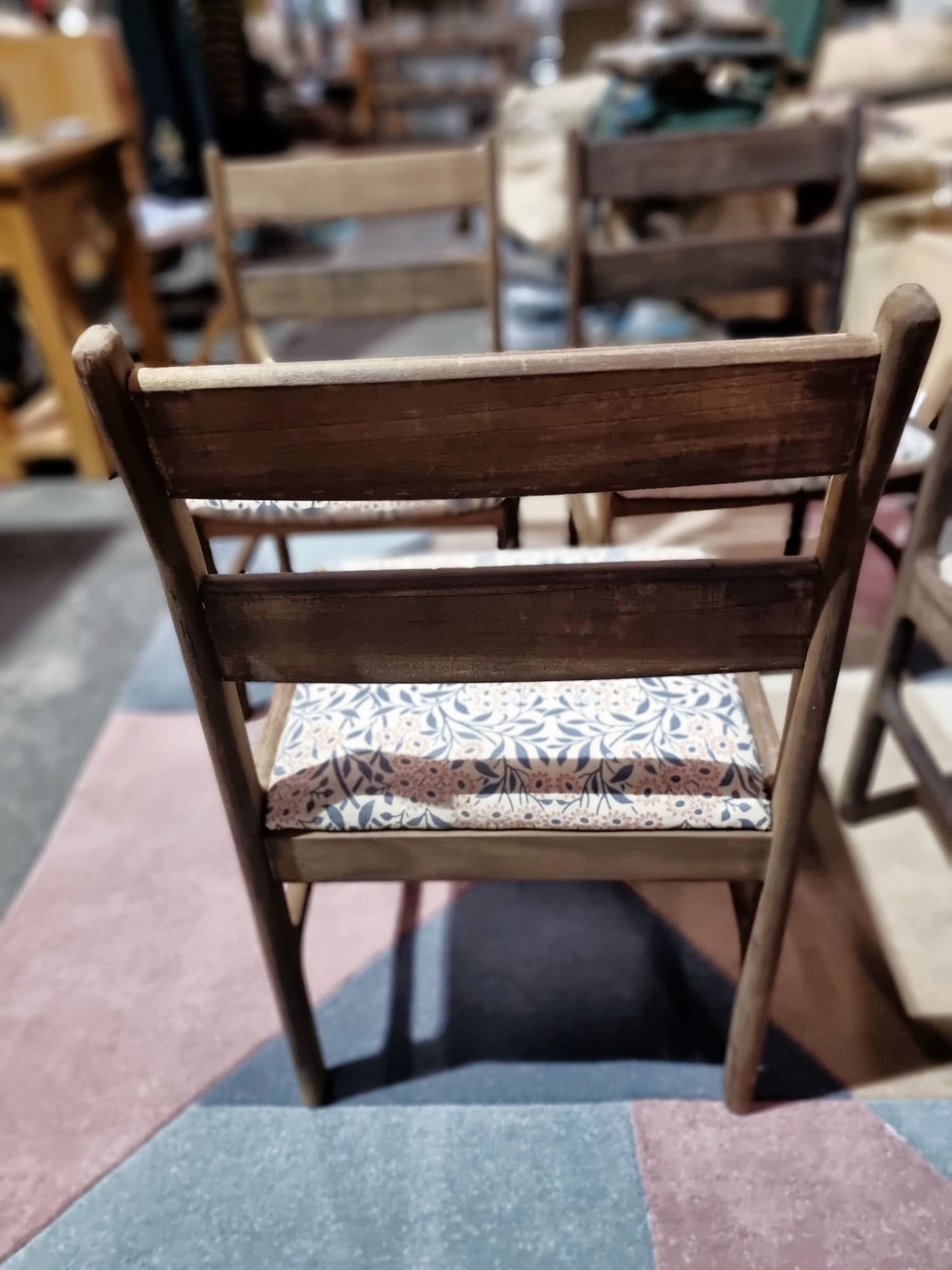 Set Of Four Teak Dining Chairs A.H. Mcintosh Furniture Chair Number 9963 Tom Robertson For - Image 6 of 8