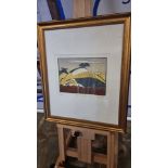 Framed Artwork Wittenham Clumps Limited Edition 2 Of 100 By Colin Moore (Scottish) 58 x 68cm (A06)