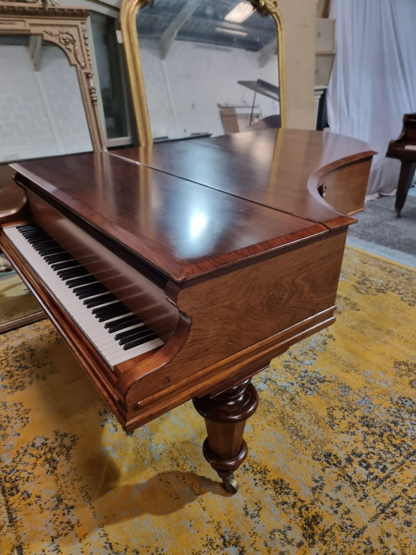 C Bechstein Berlin model V rosewood case 6ft 7 grand piano manufactured in 1895  (Serial 37578) - Image 9 of 21