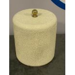 Aerin Shagreen Ice Bucket A Rounded, Stylish Ice Bucket Made Of Shagreen, With A Brass Knob On The