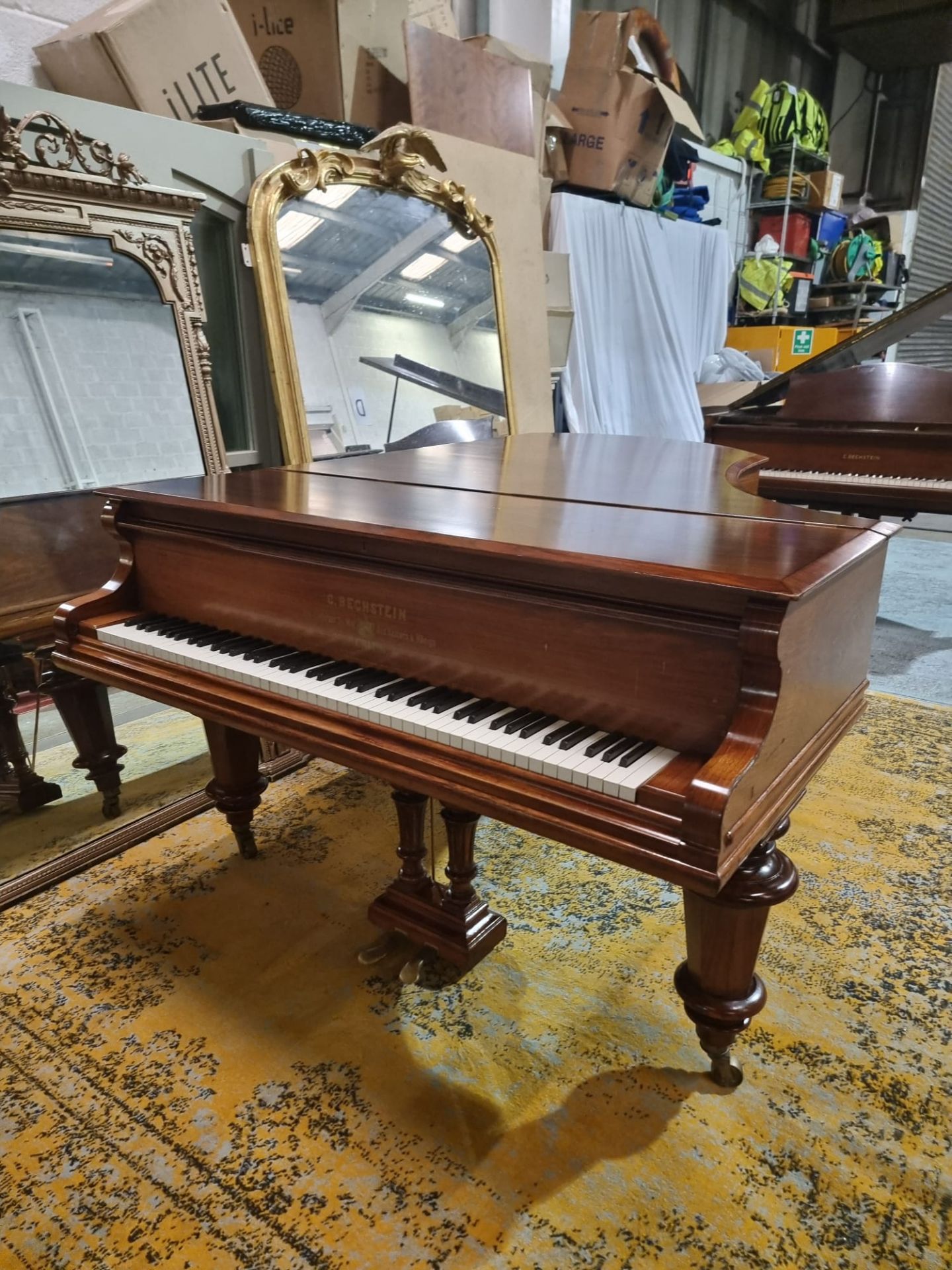 C Bechstein Berlin model V rosewood case 6ft 7 grand piano manufactured in 1895  (Serial 37578) - Image 17 of 21