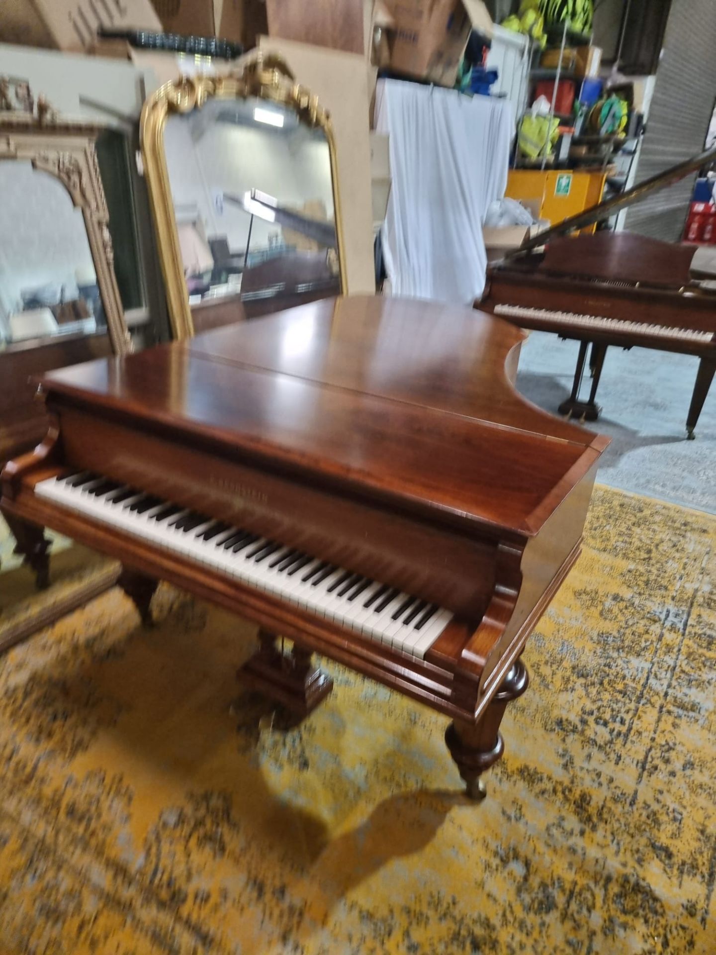 C Bechstein Berlin model V rosewood case 6ft 7 grand piano manufactured in 1895  (Serial 37578) - Image 15 of 21