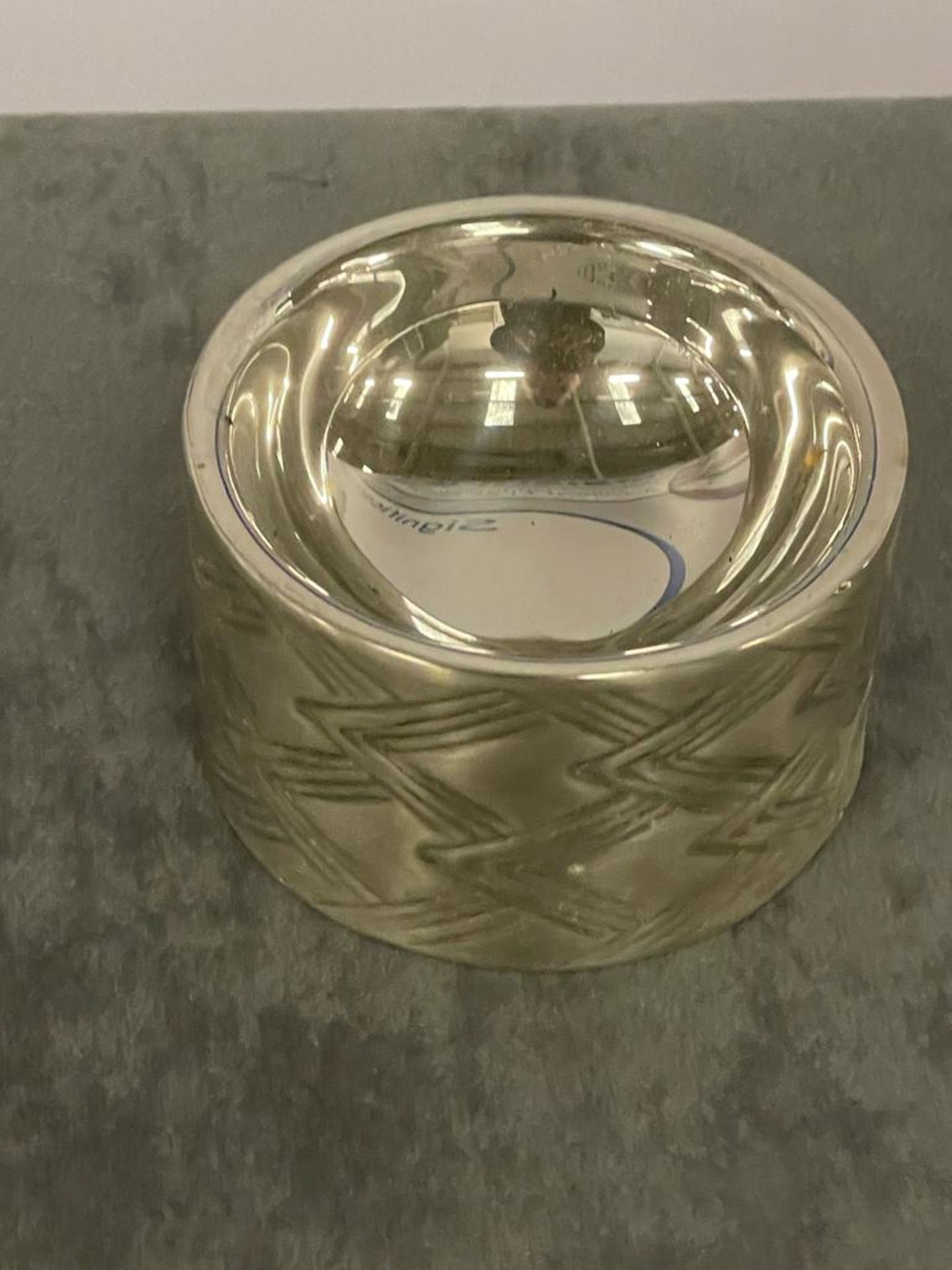 Artisan Made Silver Shallow Bowl 9cm Diameter ( CP1340)