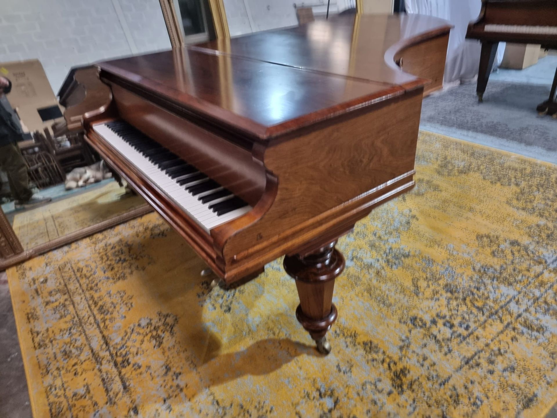 C Bechstein Berlin model V rosewood case 6ft 7 grand piano manufactured in 1895  (Serial 37578) - Image 13 of 21