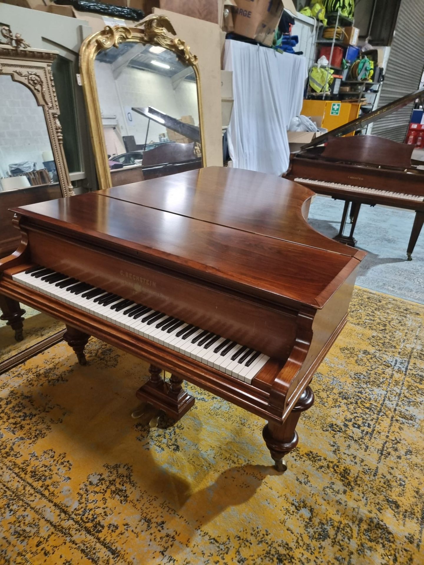 C Bechstein Berlin model V rosewood case 6ft 7 grand piano manufactured in 1895  (Serial 37578) - Image 16 of 21