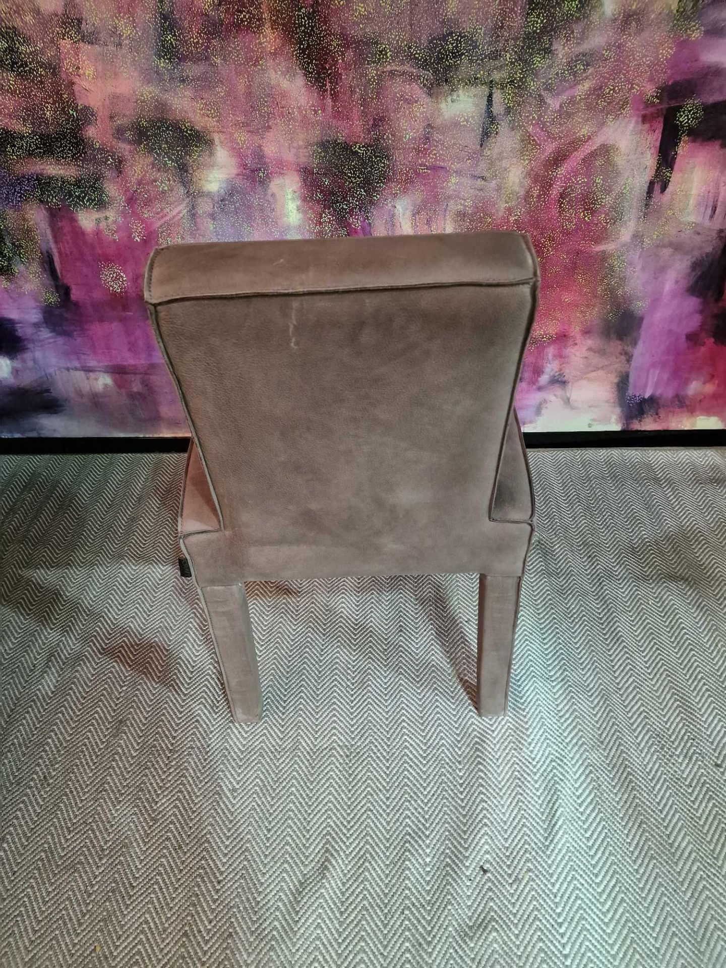 Cravt Original Amsterdam Helsinki dining chair upholstered in rusty brown cow leather 54 x 60.5 x - Image 4 of 4