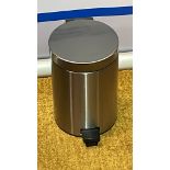 Brabantia 5 litre satin pedal bin