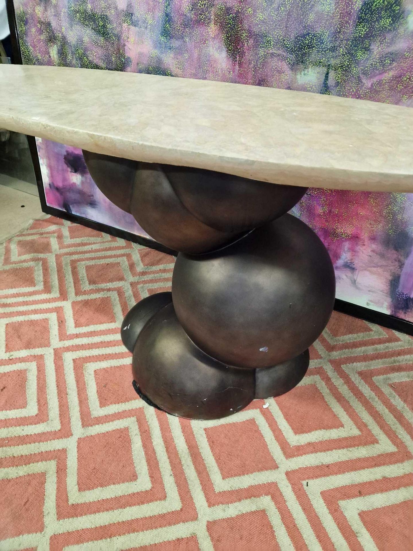 Cravt Oriignal Amsterdam Console Table Sphere is a sculptural aesthetically pleasing piece as well - Image 2 of 4