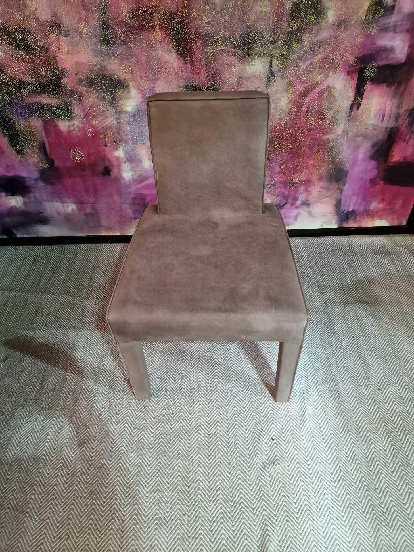 Cravt Original Amsterdam Helsinki dining chair upholstered in rusty brown cow leather 54 x 60.5 x