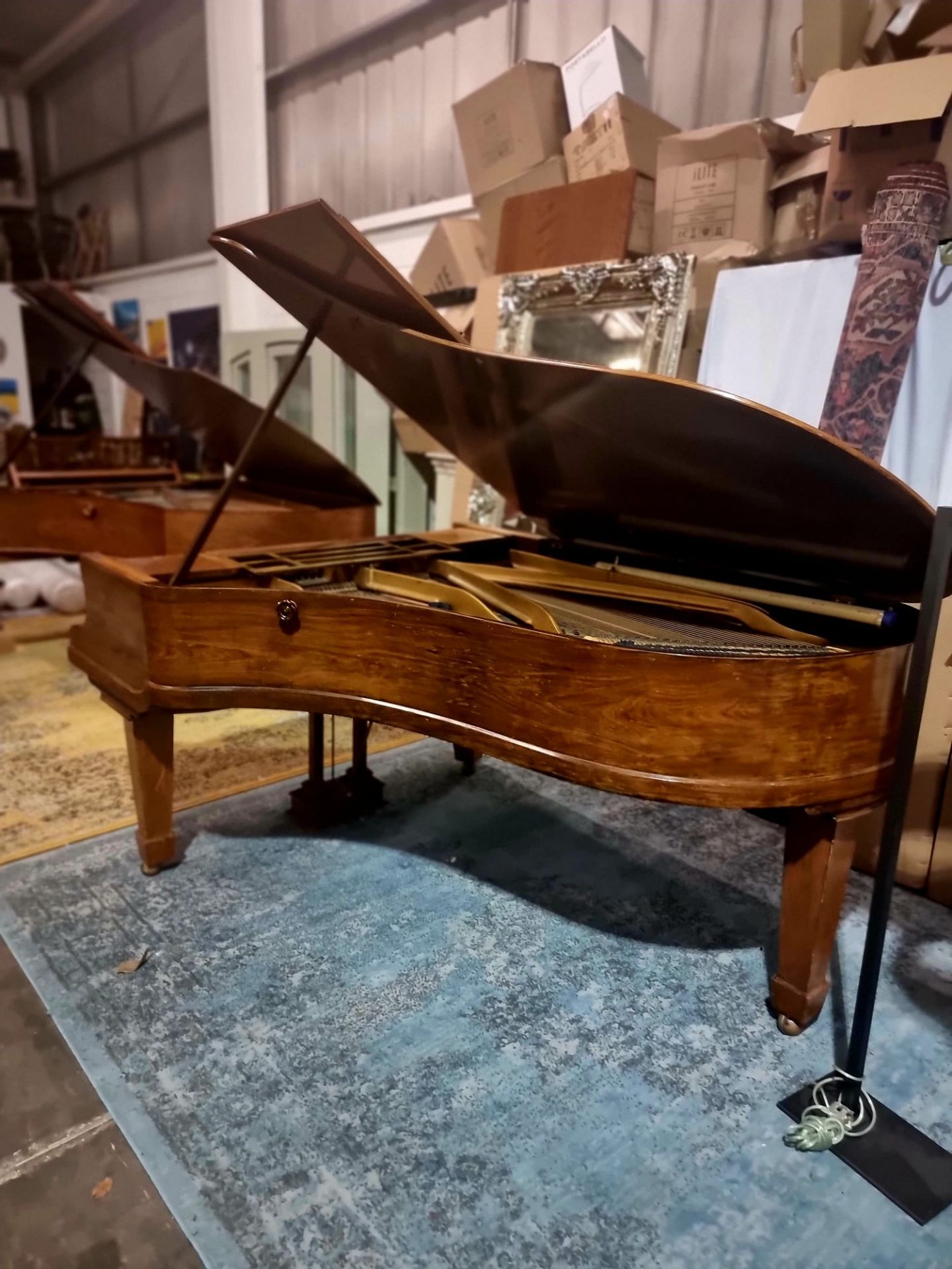 Blunther IX Classic Grand Piano In Rosewood With Blunther Patent Aliquot Stringing System Blunther - Image 2 of 11