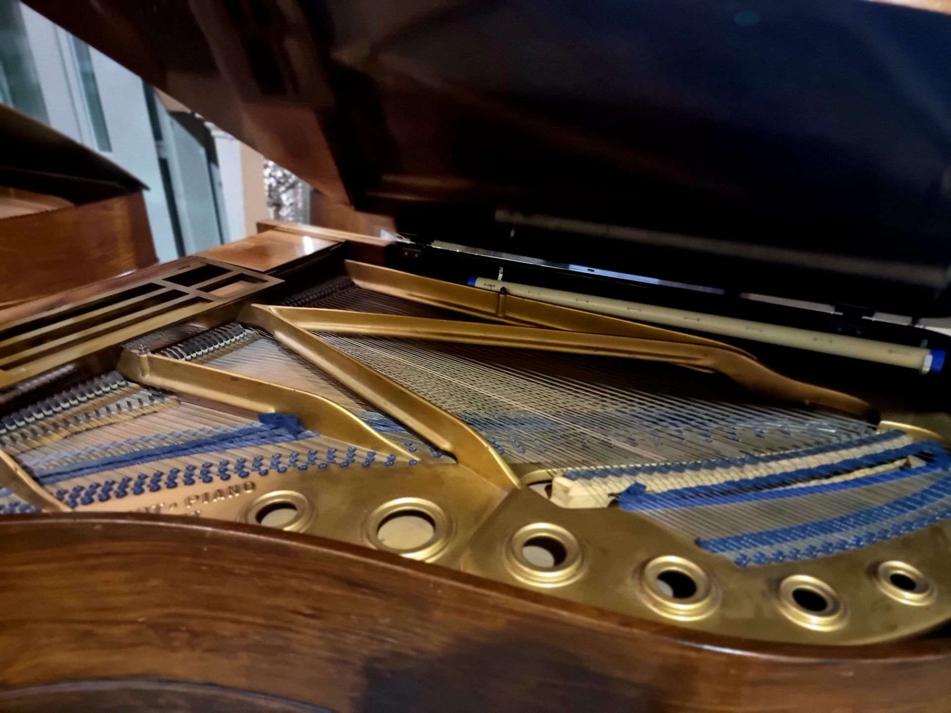 Blunther IX Classic Grand Piano In Rosewood With Blunther Patent Aliquot Stringing System Blunther - Image 6 of 11
