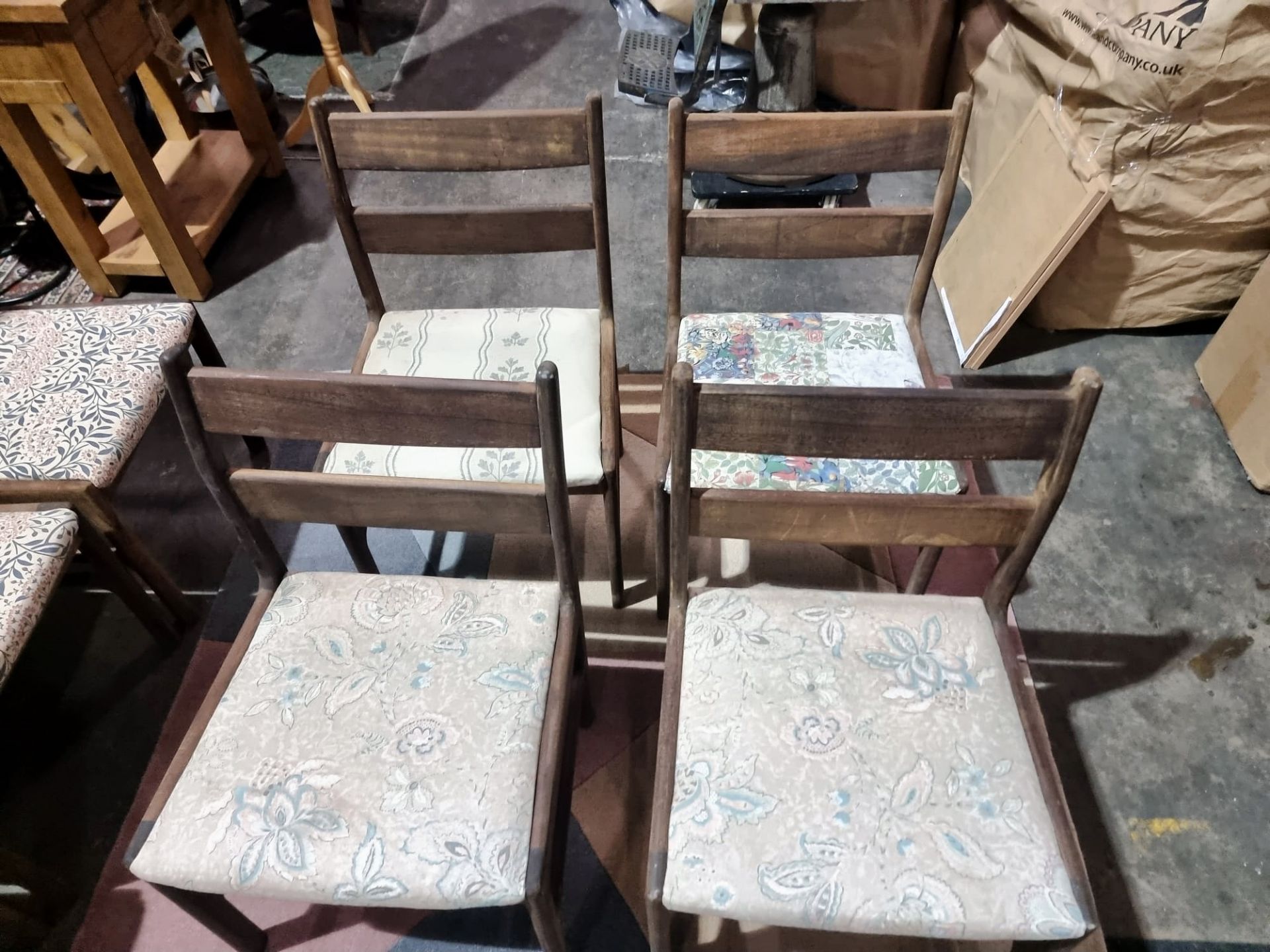 Set Of Four Teak Dining Chairs A.H. Mcintosh Furniture Chair Number 9963 Tom Robertson For - Image 4 of 7