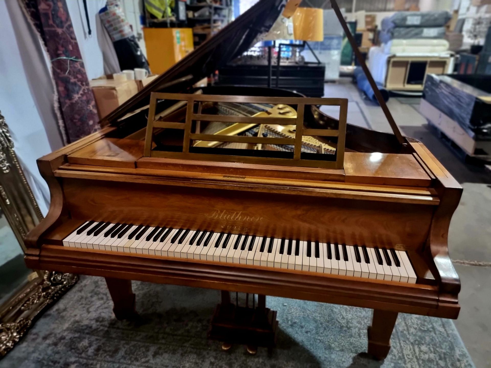 Blunther IX Classic Grand Piano In Rosewood With Blunther Patent Aliquot Stringing System Blunther - Image 10 of 11