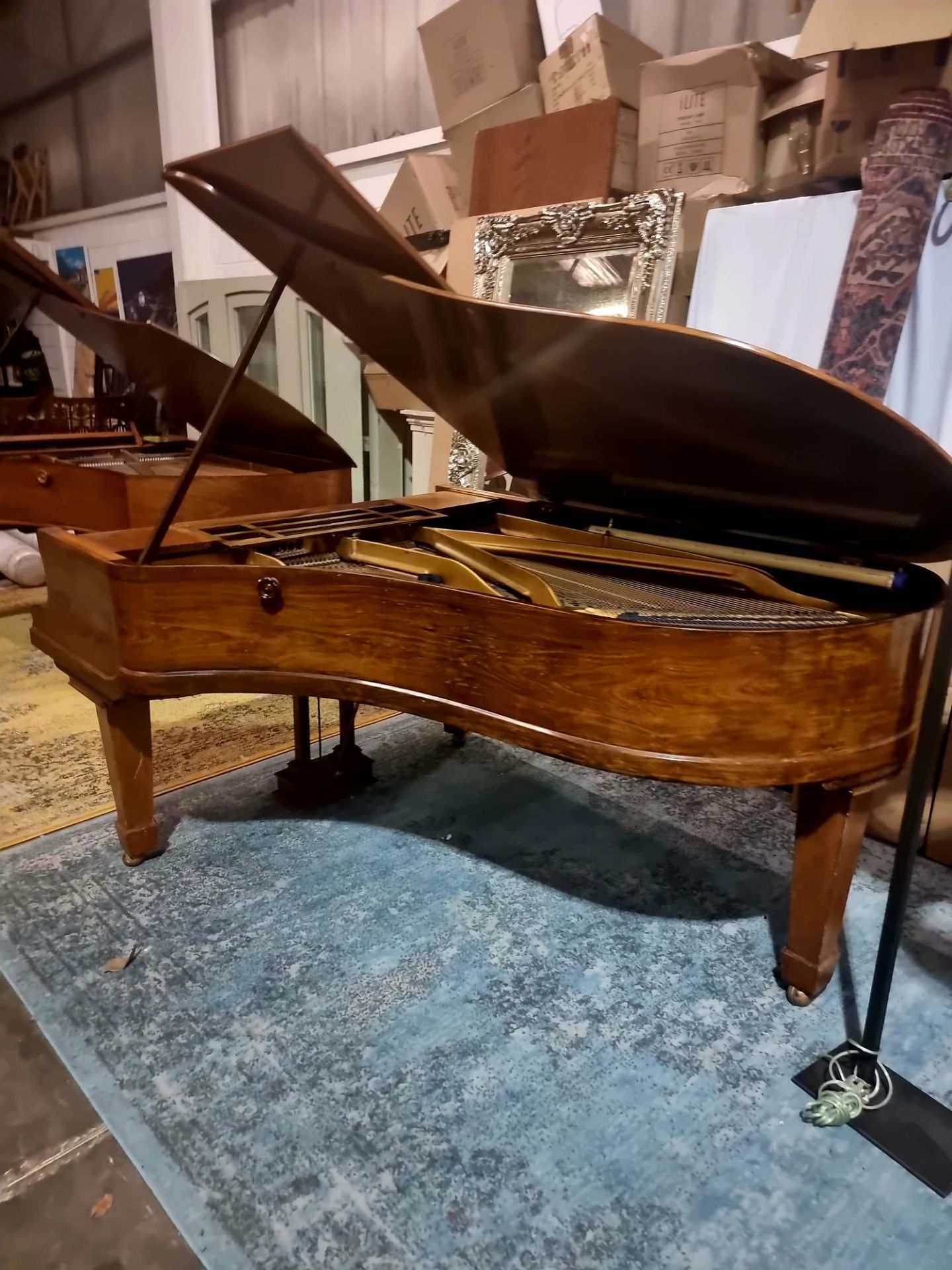 Blunther IX Classic Grand Piano In Rosewood With Blunther Patent Aliquot Stringing System Blunther - Image 5 of 11