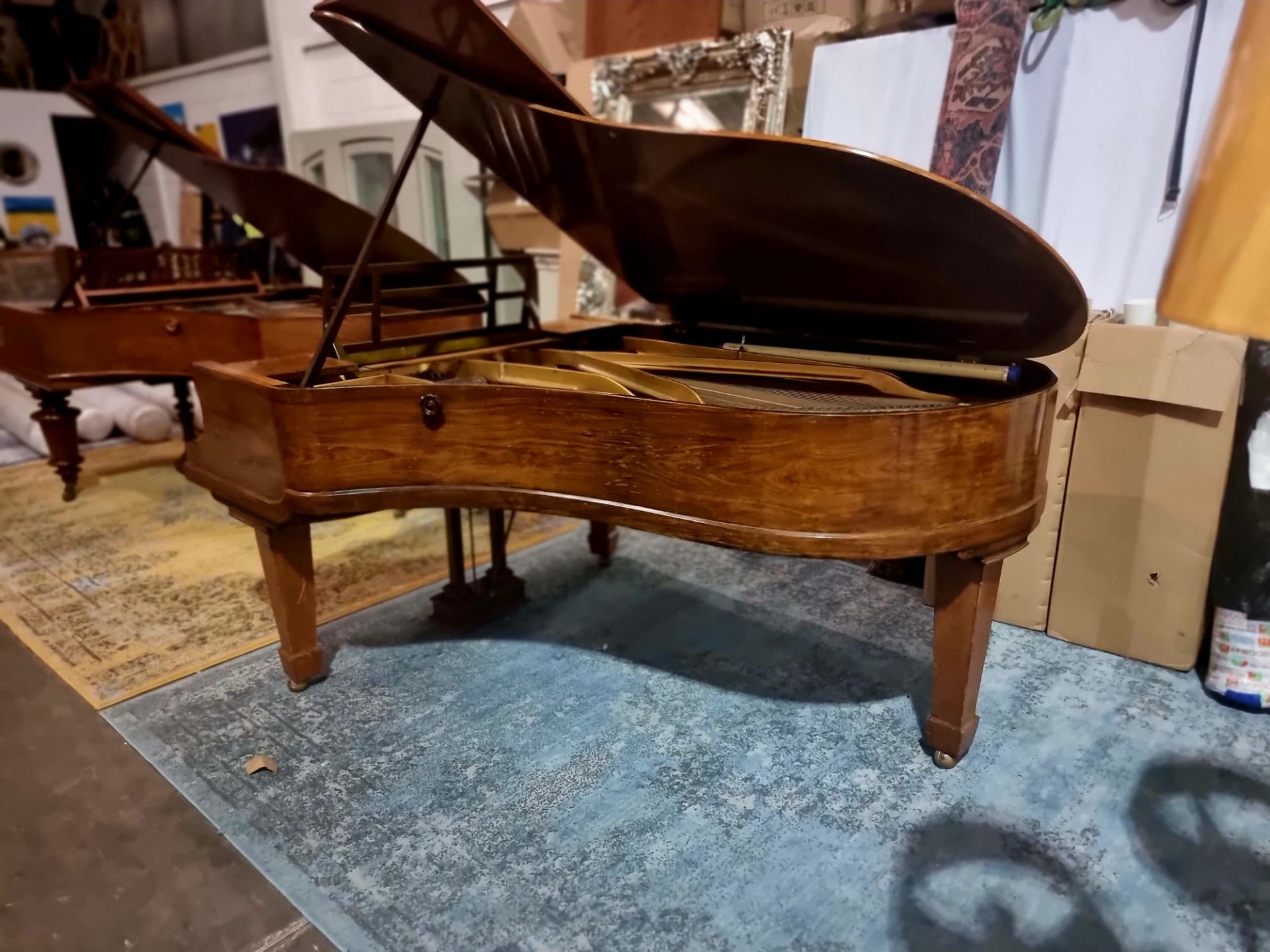 Blunther IX Classic Grand Piano In Rosewood With Blunther Patent Aliquot Stringing System Blunther - Image 4 of 11