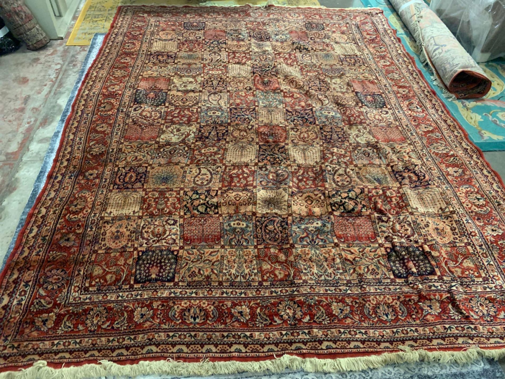 Jaipur Carpet, Rajhastan, North India, Wool On Cotton Foundation. The Polychrome Field With A ' - Image 9 of 9