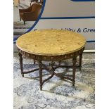 Cabinet Makers: H.& L. Epstein, London French Coffee Table With Cream Marble Top The Frieze