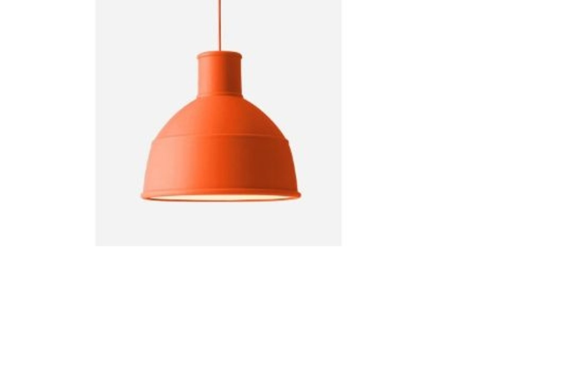 Unefol Orange Pendant Enamel High Bay Industrial Design Classic Pendant This Industrial Stylish - Image 2 of 2