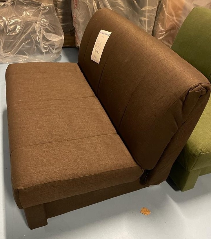 Metz 120cm Sofa Bed In Brown Ideal Even For Smaller Spaces, Yet Incredibly Comfortable, The Metz - Image 2 of 2