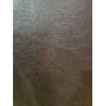 Mastrotto Hudson Chocolate Leather Hide approximately 3 25M2 2 5 x 1 3cm ( Hide No,113)