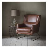 Camberley Lounge Chair Matt Saddle Leather Here is a stunning brand new Lounge chair in a brown