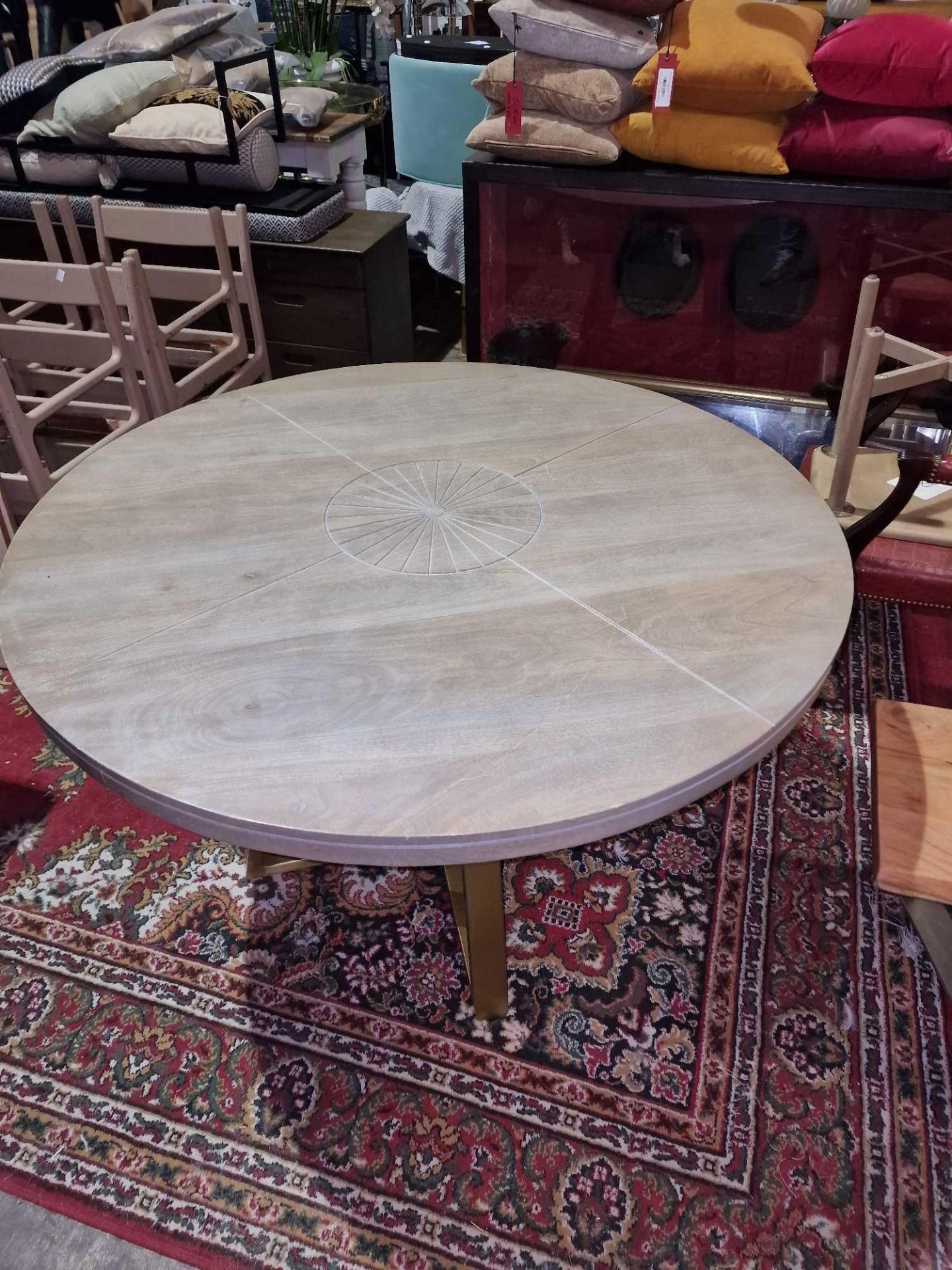 Smithson Round Dining Table Living By Christiane Lemieux The Round Dining Table Is A Scene - Image 7 of 7