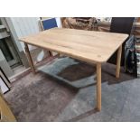 Wycombe Oak Dining Table In Homage To The Arts & Craft Movement Who Made Simple Forms With Little