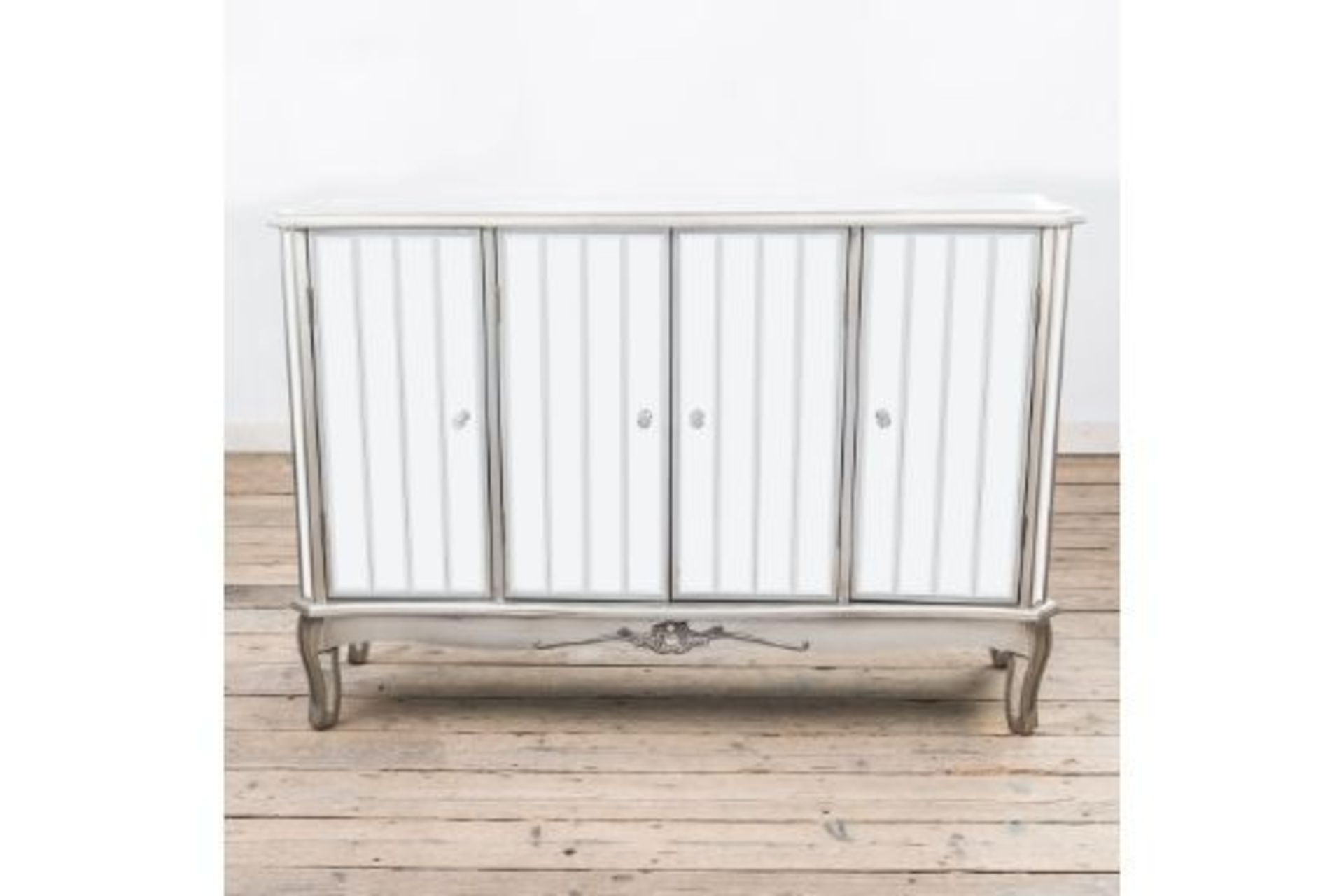 Argente Mirrored Four Door Sideboard This Is One Of The Larger Pieces In This Glamorous Range, - Image 2 of 2