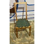6 x Dining Chair Dark Frame Ready For Finishing And Upholstery 52 x 45 x 98cm