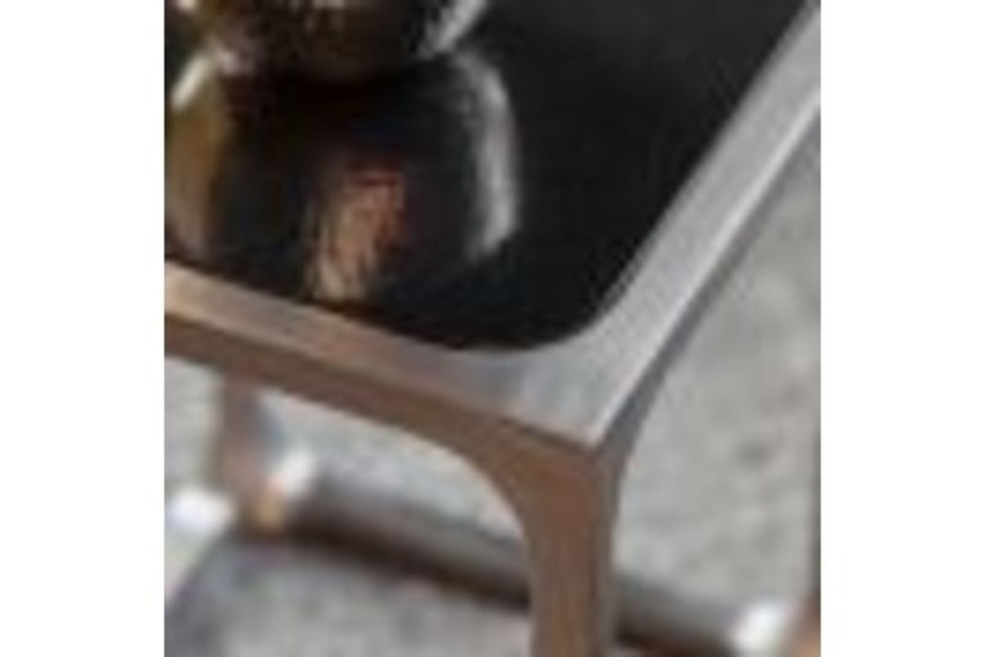 Roma Side Table In Pewter Is A Visually Arresting Piece That Is Perfect For Any Room If You Want - Image 2 of 2