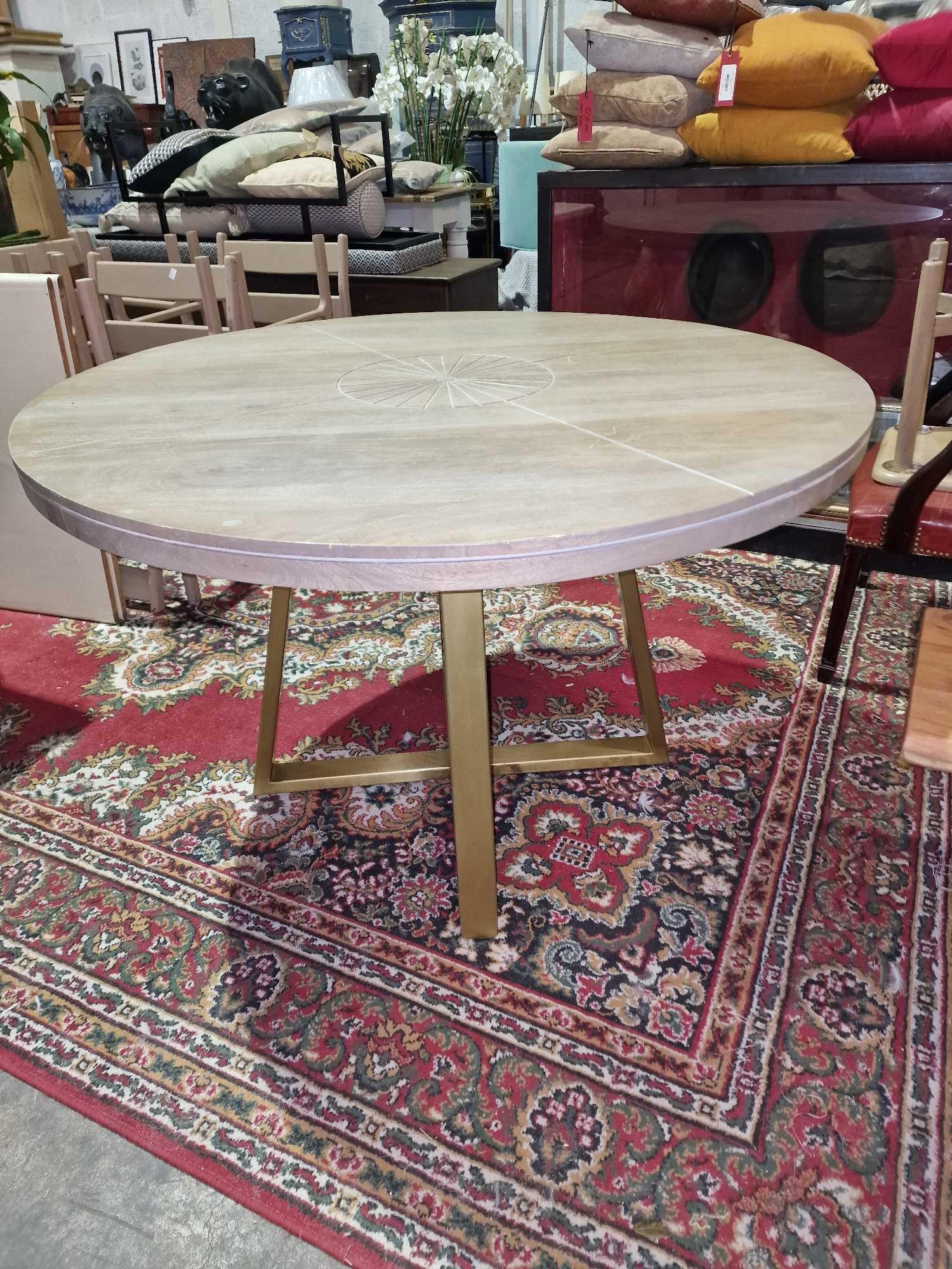 Smithson Round Dining Table Living By Christiane Lemieux The Round Dining Table Is A Scene - Image 6 of 7